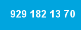 929 182 13 70